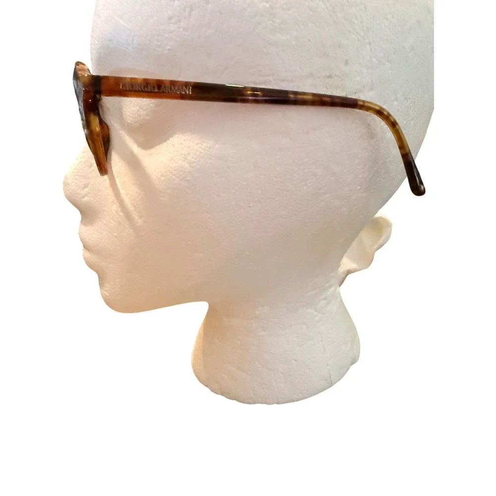 Giorgio Armani Round Tortoise Eyeglass FRAMES 47-19-140 Italy Designer Panto - Picture 11 of 12